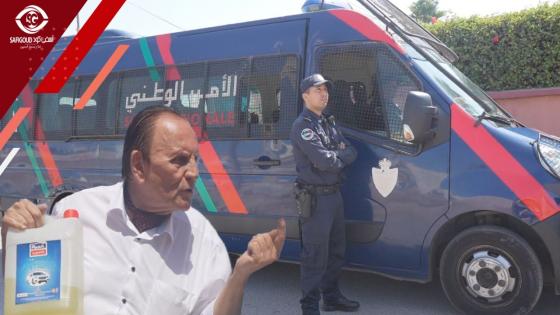 فيديو : أجنبي يهدد باحراق نفسه بعد محاولة افراغه من فيلا ويتهم جهات بالنصب عليه