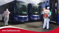 فيديو : تعقيم طوبيسات آسفي في مواجهة فيروس كورونا