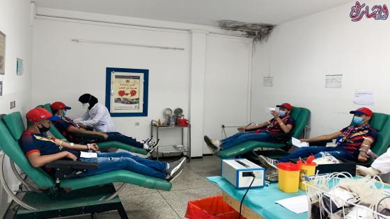 فصيل “الترا الشارك” ينخرط بقوة في حملة إنسانية للتبرع بالدم