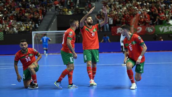كرة القدم داخل القاعة..المنتخب الوطني المغربي يحتل المركز السادس عالميا في أول تصنيف لـ “فيفا”