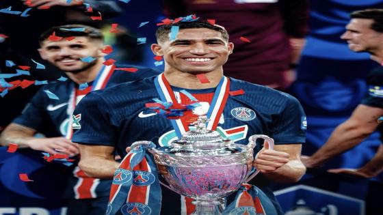 أشرف حكيمي.. بطل السوبر الأوروبي وأسطورة الألقاب المغاربية