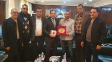 عامل إقليم أسفي يستقبل أعضاء من المكتب المديري لنادي أولمبيك أسفي لكرة القدم.