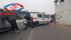 سيارة خرجات في سور فندق قديم بآسفي واختفت عن الأنظار في ظروف غامضة