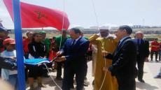 رفع اللواء الأزرق 2018 بشاطئ البدوز (الكاب) باقليم آسفي