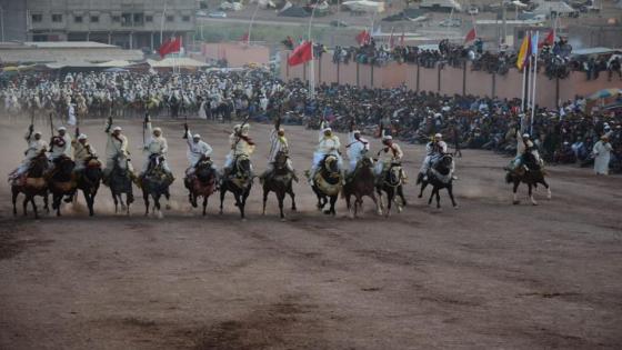 جماعة ايغود باقليم اليوسفية تعيد الاعتبار الى الفروسية التقليدية وتعيد احياء مهرجان كبير