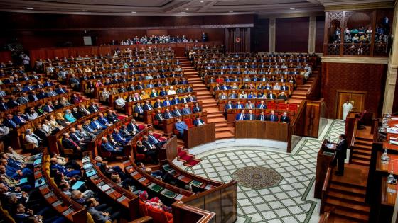 Newly appointed Moroccan Prime Minister Saad-Eddine El Othmani delivers a speech at the Parliament in Rabbat on April 19, 2017 during as he presents the government's program during a joint public meeting. / AFP PHOTO / FADEL SENNA (Photo credit should read FADEL SENNA/AFP via Getty Images)