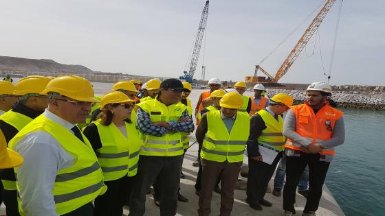 وزير التجهيز..نسبة تقدم أشغال بناء المرحلة الأولى من مشروع الميناء الجديد لآسفي بلغت 98 في المائة
