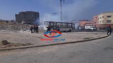 عاجل : احتراق حافلة بالكامل بالحي الصناعي بآسفي..أشنو وقع؟