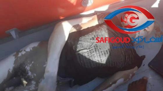 صور حصرية : انتشال جثة مجهولة من مياه بحر كورنيش آسفي
