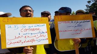 فيديو : شركة للمعادن بطريق سبت جزولة باغا تطحن العمال والدوس على الحقوق ديالهم