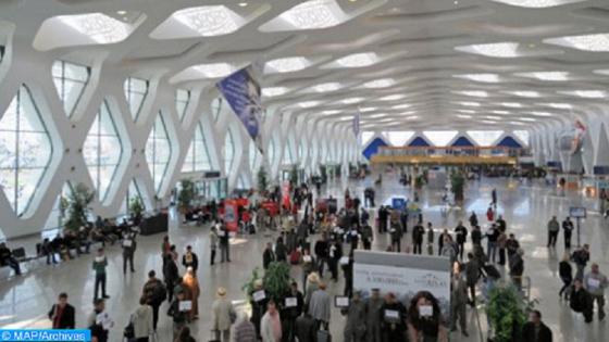 مطار مراكش المنارة … ارتفاع حركة النقل الجوي بأكثر من 30 في المائة في يوليوز 2019