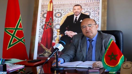 Le directeur de l'AREF de Marrakech-Safi, M. Ahmed El Karimi accorde un entretien à la MAP. 06122021-Marrakech