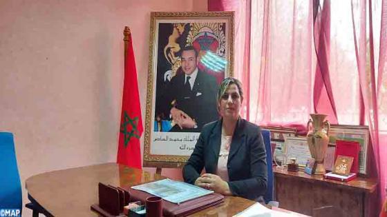 انتخاب بهية اليوسفي رئيسة للمجلس الجماعي لمدينة بن جرير