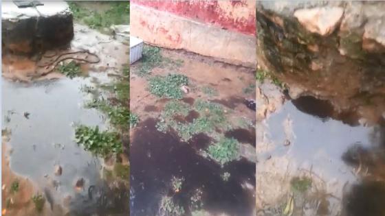 فيديو صادم: مياه أمطار بلون أسود بالدواوير المحيطة بالمحطة الحرارية لآسفي