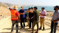 العامل شينان يتفقد مشروع تهيية راس اللفعة الممول من طرف المجلس الاقليمي لآسفي