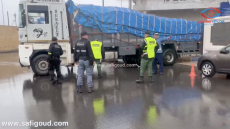 بالصوت والصورة…توقيف شاحنة كبيرة والعثور بداخلها على أزيد من 16 طن من مخدر الشيرا ببلدية سبت جزولة