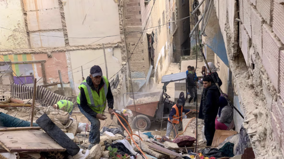 بالصور : تفاصيل فاجعة انهيار عمارة بفاس ووفاة 9 أشخاص
