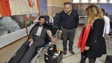 بالصور : حملة للتبرع بالدم داخل مقر مجلس جهة مراكش آسفي