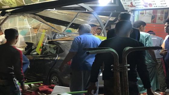 بالصور: إصابة تسعة أشخاص بعد ما دخل شيفور سكران بسيارتو داخل مطعم بمراكش