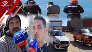 فيديو : يالطيف..البحر لاح جثة رجل بآسفي وشهود عيان مصدومين:عيطنا للوقاية المدنية وجبدوه ميت