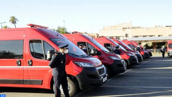 تسليم 20 سيارة إسعاف للقيادة الجهوية للوقاية المدنية بمراكش