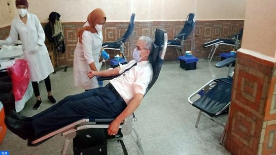 المديرية الجهوية للشباب والرياضة بمراكش آسفي تنخرط في حملة للتبرع بالدم