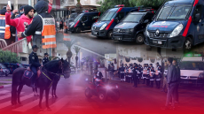 فيديو : تدابير أمنية حازمة صاحبت مباراة أولمبيك آسفي و الوداد البيضاوي