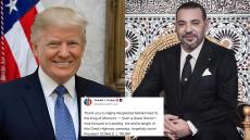 تعليقا على طريق دونالد ترامب السريع.. الرئيس الأمريكي يشكر جلالة الملك محمد السادس ويشيد بالمغرب