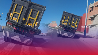 فيديو : السيبة…رموك يهدد حياة المارة والشيفور عاجبو الحال