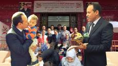 فيديو : العامل شينان يتفقد حفل اعذار 220 طفلا من طرف جمعية الأيادي البيضاء بآسفي