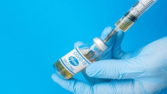 Izmir, Turkey / August 11 2020: Coronavirus vaccine concept and background. New vaccine pfizer and biontech isolated on blue background. Covid-19, 2019-nCov pandemic.; Shutterstock ID 1852792612; Department: -