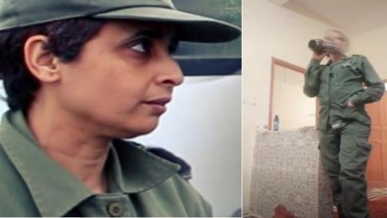 فيديو : بغات تقلد القايدة حورية بلباس عسكري لقات راسها في الحبس هي وجدارمي