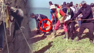 فيديو حصري: شابة لاحت راسها في بحر كورنيش آسفي… واش كان شي واحد كيهددها بشي تصاور؟