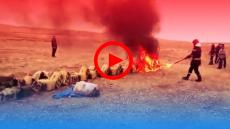 فيديو : حرق أزيد من طن من الحشيش بشيشاوة بعد عملية حجز قادتها الديستي