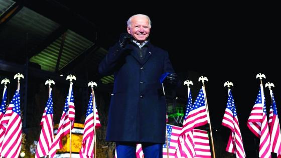 (FILES) In this file photo taken on November 2, 2020 Democratic Presidential candidate and former US Vice President Joe Biden gestures after speaking during a Drive-In Rally at Heinz Field in Pittsburgh, Pennsylvania. - Joe Biden has won the US presidency over Donald Trump, TV networks projected on November 7, 2020, a victory sealed after the Democrat claimed several key battleground states won by the Republican incumbent in 2016. CNN, NBC News and CBS News called the race in his favor, after projecting he had won the decisive state of Pennsylvania. His running mate, US Senator Kamala Harris, has become the first woman US Vice President elected to the office. (Photo by JIM WATSON / AFP)