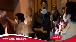 القايد ابراهيم يعيد أسرة الى منزلها بحي الكورس بعد طردها الى الشارع من طرف مالكة المنزل