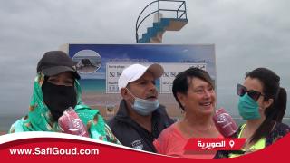 فيديو : اللحظات الأولى من عودة الروح إلى شاطئ الصويرية بعد رفع الحجر الصحي