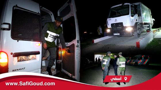 فيديو : حملات البوليس والمخازنية وصلات حتى لجنبات المطرح الجديد للنفايات نواحي آسفي