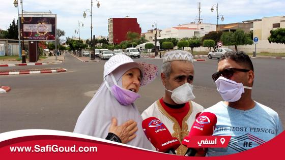 بالصوت والصورة : أش قالوا الناس في اليوم الأول بعد تخفيف الحجر الصحي بمدينة آسفي