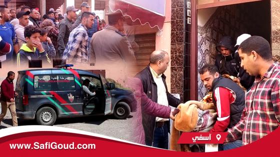 فيديو : لحظة استخراج جثة رجل عثر عليه ميتا داخل منزل أسرته بحي بلاد الجد بآسفي