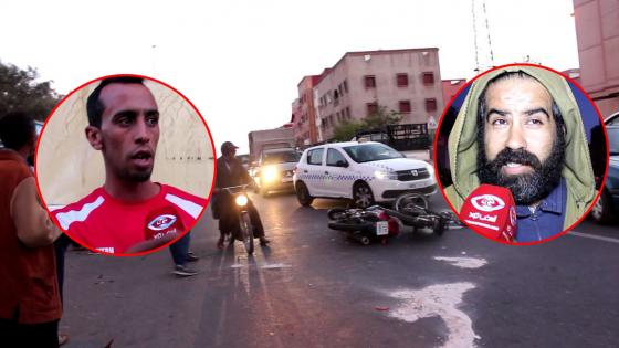 فيديو : كسيدة خطيرة بمنطقة دوار الصفا بآسفي والمواطنين باغين اشارات المرور