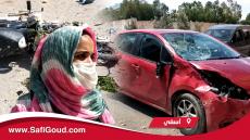 بالصوت والصورة : حاجثة سير خطيرة بمنطقة الجريفات بآسفي