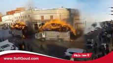 بالصوت والصورة : كاميو ديال التبن شعلات فيه العافية وسط سبت جزولة