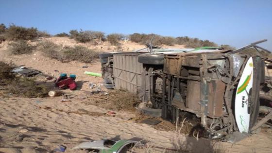 فاجعة .. 12 قتيل في حادثة سير خطيرة بمنطقة طابوكَا بطريق أكادير