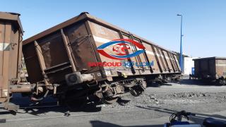 فيديو : التران خرج على السكة وحبس حركة المرور داخل المرسى ديال آسفي