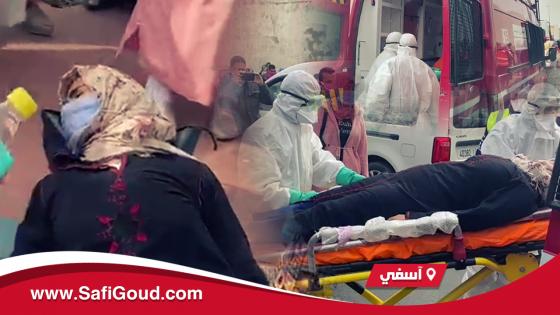 فيديو :نقل خدامة بالفابريكة للمستشفى وسط الخوف من مخالطتهن لأول مصابة بآسفي