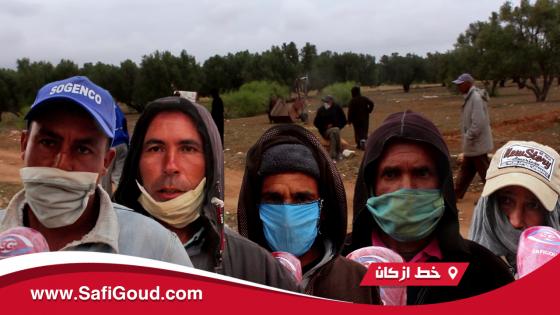 فيديو :قايد خط ازكان جرا على سيارة البنك اللي جات تخلص مالين فلوس راميد