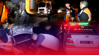 لقطات حصرية…ها كيفاش كتجري عمليات التفتيش والمراقبة الأمنية بآسفي ليلة رأس السنة الميلادية