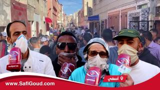 بالصوت والصورة :واش تفرقات قفة رمضان في حي قرية الشمس بآسفي ولا لا؟