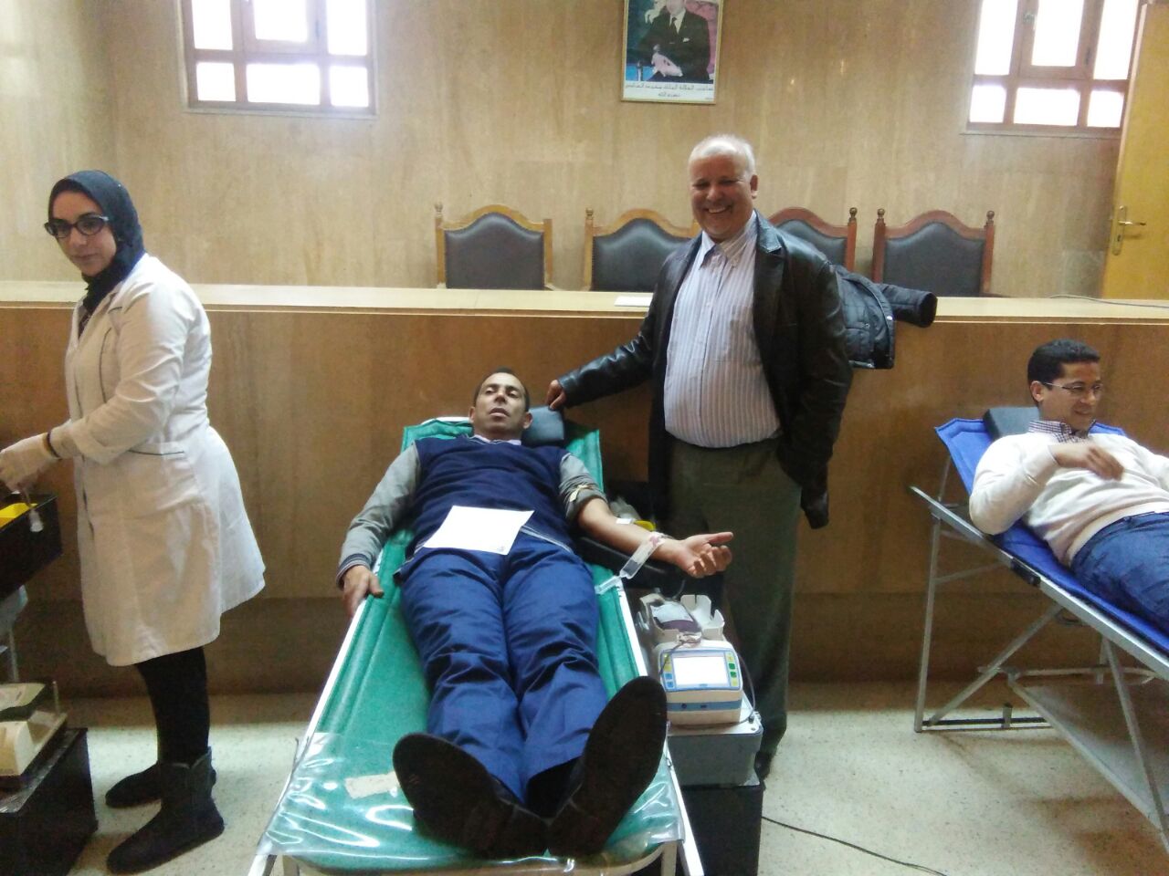 حملة طبية للتبرع بالدم بالمحكمة الابتدائية بآسفي